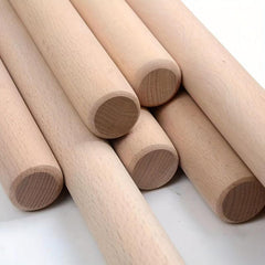 Beech Wood Rolling Pin for Pizza Pie Cookies Dumplings Noodles Kitchen Gadgets