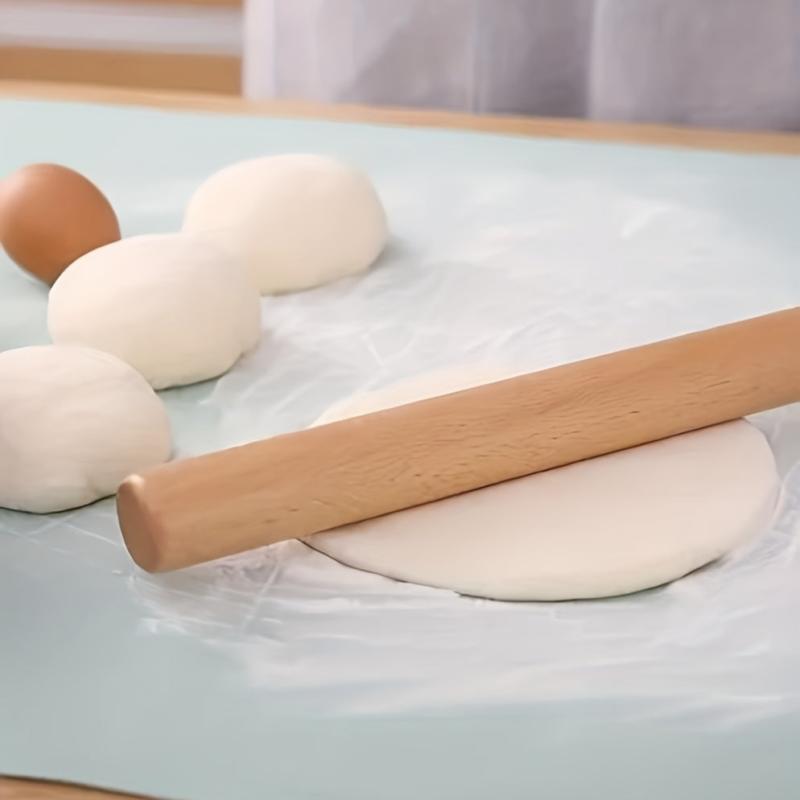 Beech Wood Rolling Pin for Pizza Pie Cookies Dumplings Noodles Kitchen Gadgets