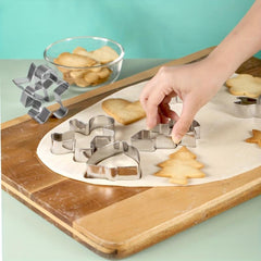 15pcs Halloween Cookie Cutters Stainless Steel Biscuit Molds