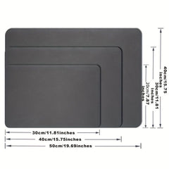 Absorbent PVC Dish Drying Mat for Bowls & Plates, Anti Slip Coffee Table Mat