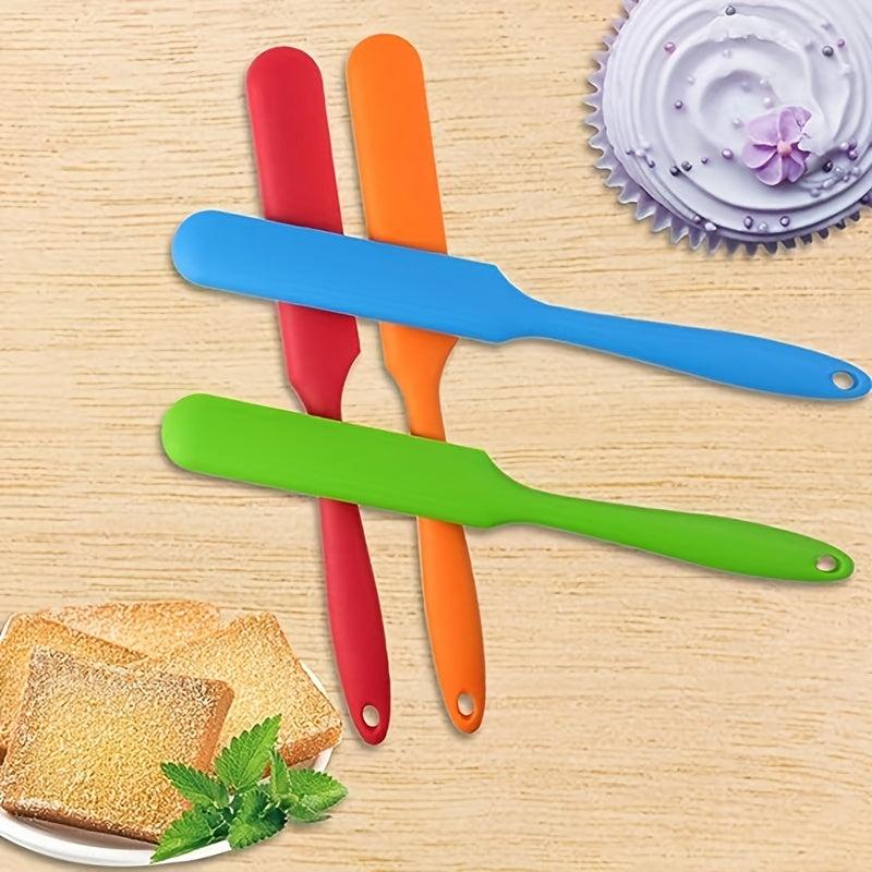 2pcs Silicone Spreader Kitchen Baking Spreaders Heat Resistant Silicone Spreader