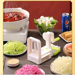 Vegetable Spiralizer Manual Zucchini Noodle Maker Multifunctional Slicer Grater