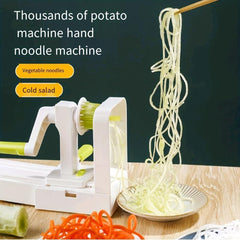 Vegetable Spiralizer Manual Zucchini Noodle Maker Multifunctional Slicer Grater