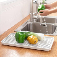 Plastic Double Layer Cup Tray for Kitchen Storage