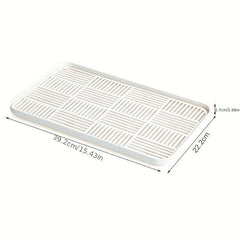 Plastic Double Layer Cup Tray for Kitchen Storage