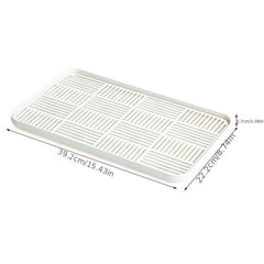 Plastic Double Layer Cup Tray for Kitchen Storage