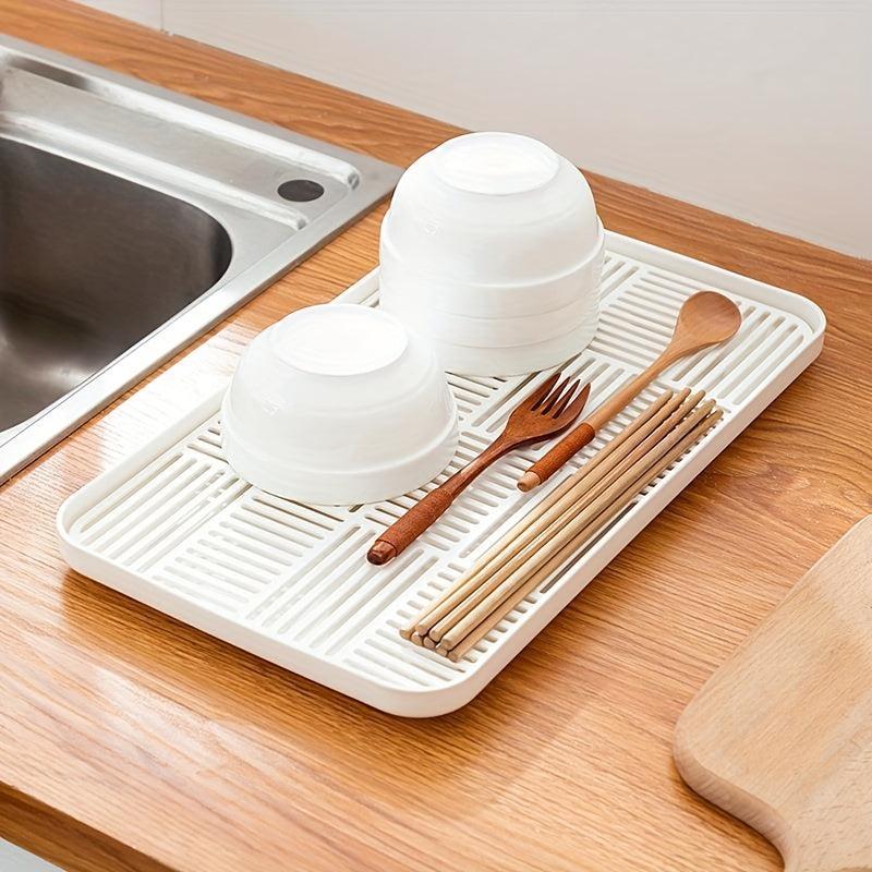 Plastic Double Layer Cup Tray for Kitchen Storage