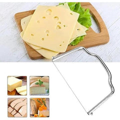 2pcs Stainless Steel Cheese Slicer Cutter Multipurpose Handheld Butter Divider