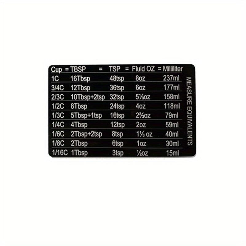 2pcs Kitchen Refrigerator Magnetic Scale Conversion Magnet Stainless Steel