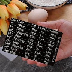 2pcs Kitchen Refrigerator Magnetic Scale Conversion Magnet Stainless Steel