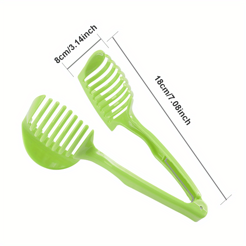 Tomato Lemon Slicer Holder Round Fruit Tongs Egg Slicer Kitchen Tool