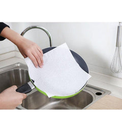 50pcs Lazy Printed Rag Fruit Pattern Cleaning Cloths