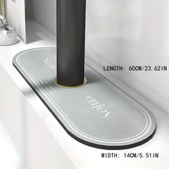 Patterned Faucet Mat Letter Graphic Drying Mat Drain Pad