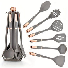 6pcs Silicone Utensil Set Safety Cooking Tools Non Stick Kitchen Modern Cookware