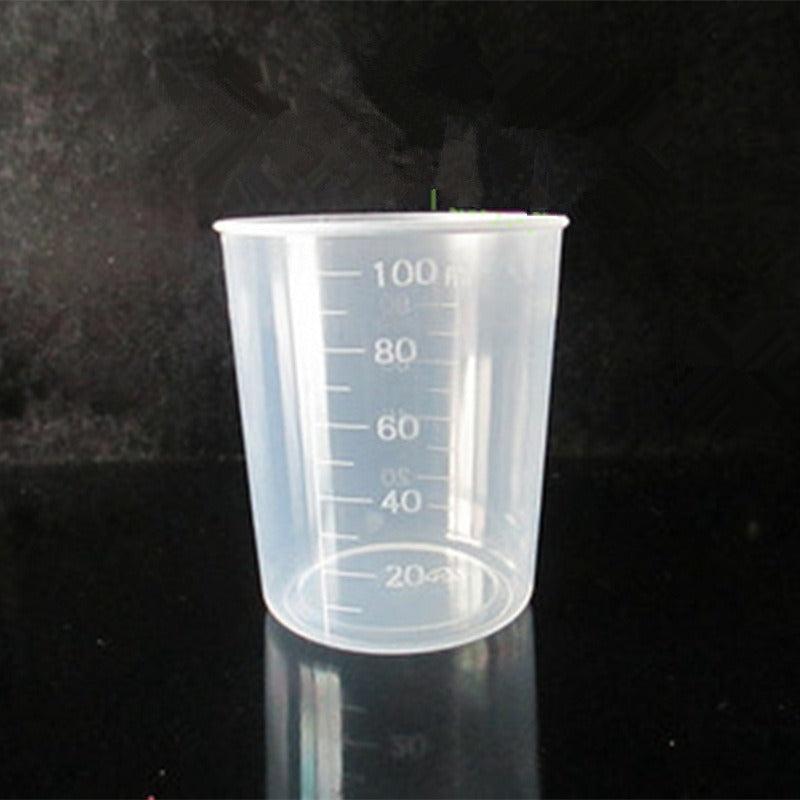 5pcs Polyethylene Measuring Cup Household Water Baking Milk Cup Transparent