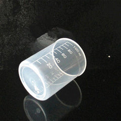 5pcs Polyethylene Measuring Cup Household Water Baking Milk Cup Transparent
