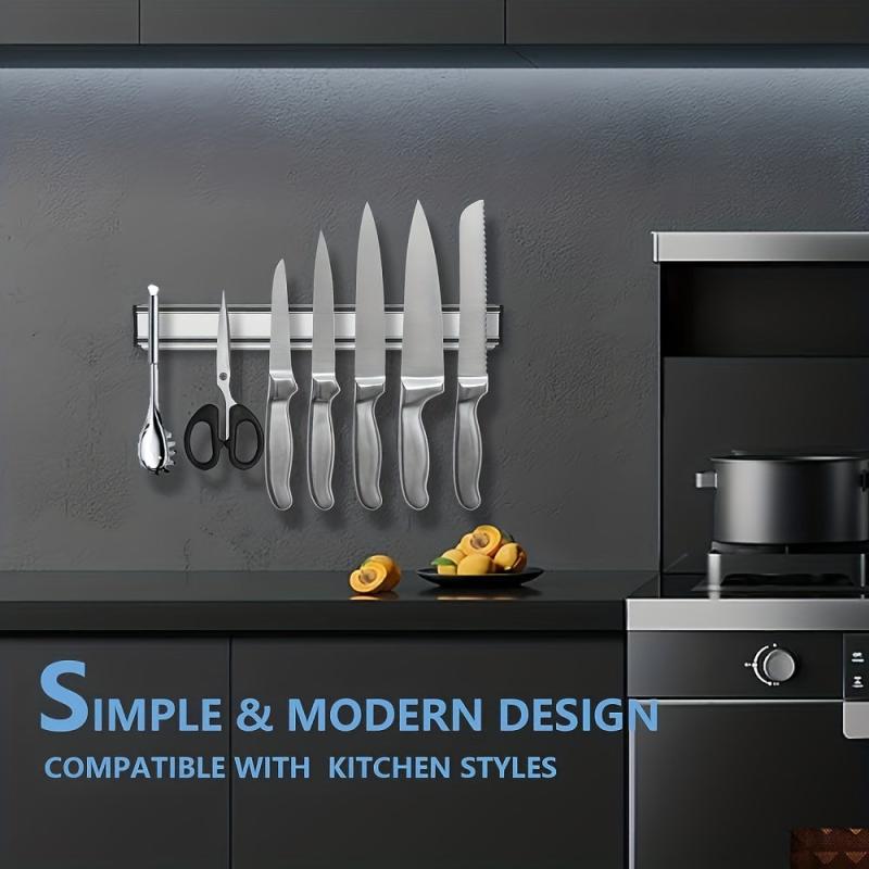 Magnetic Holder Kitchen Utensils Organizer Wall Mounted Storage Rack