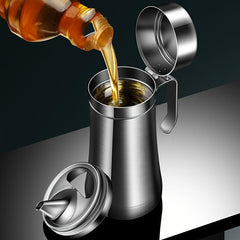 Leak Proof Stainless Steel Pot & Condiment Dispenser Kitchen Tool