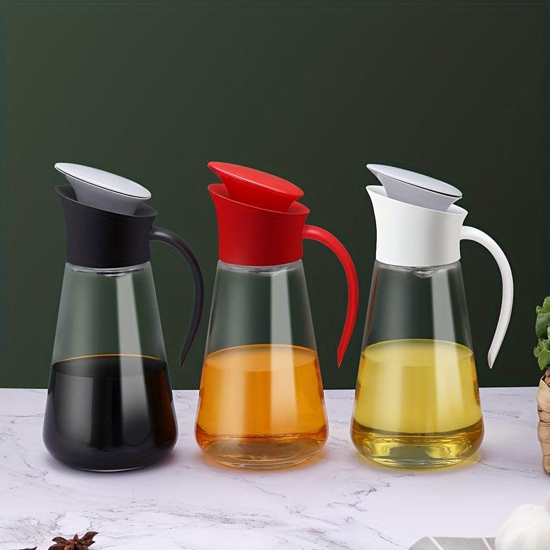 Leak Proof Glass Olive Dispenser for Kitchen Gadgets