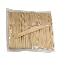 100 Pack Disposable Wooden Knives, Eco Friendly, Compostable
