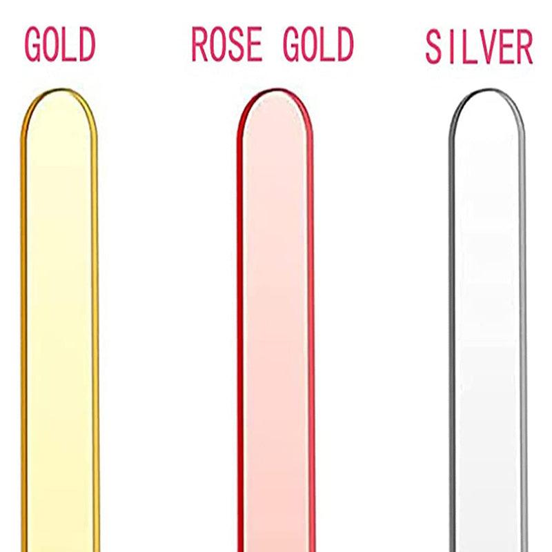 Acrylic Popsicle Stick Reusable Cake Ice Cream Sticks 4.3 Inches