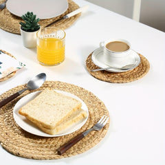 Rattan Water Gourd Placemat Natural Heat Insulation Mat