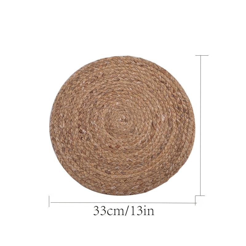 Rattan Water Gourd Placemat Natural Heat Insulation Mat