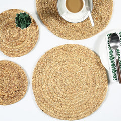 Rattan Water Gourd Placemat Natural Heat Insulation Mat