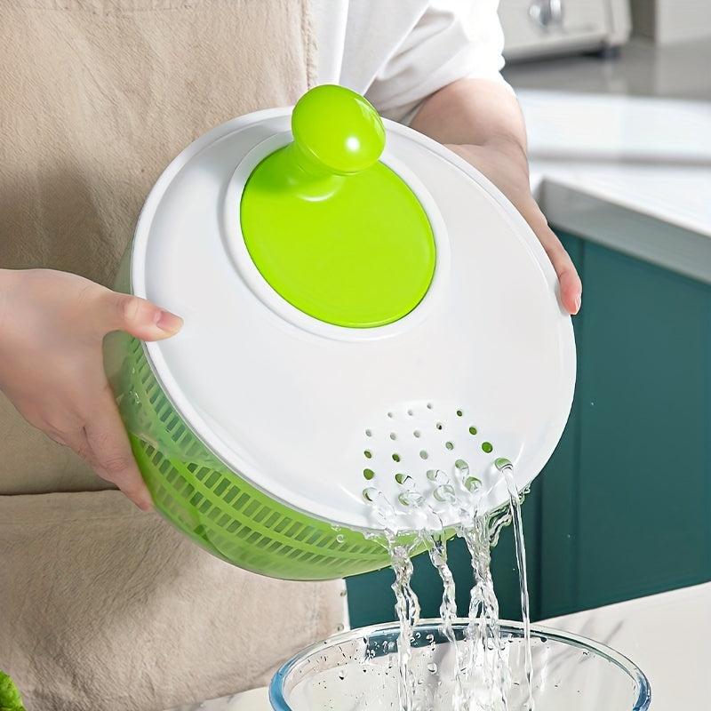 Efficient Veggie Washing and Drying Spinner for Salads and Produce