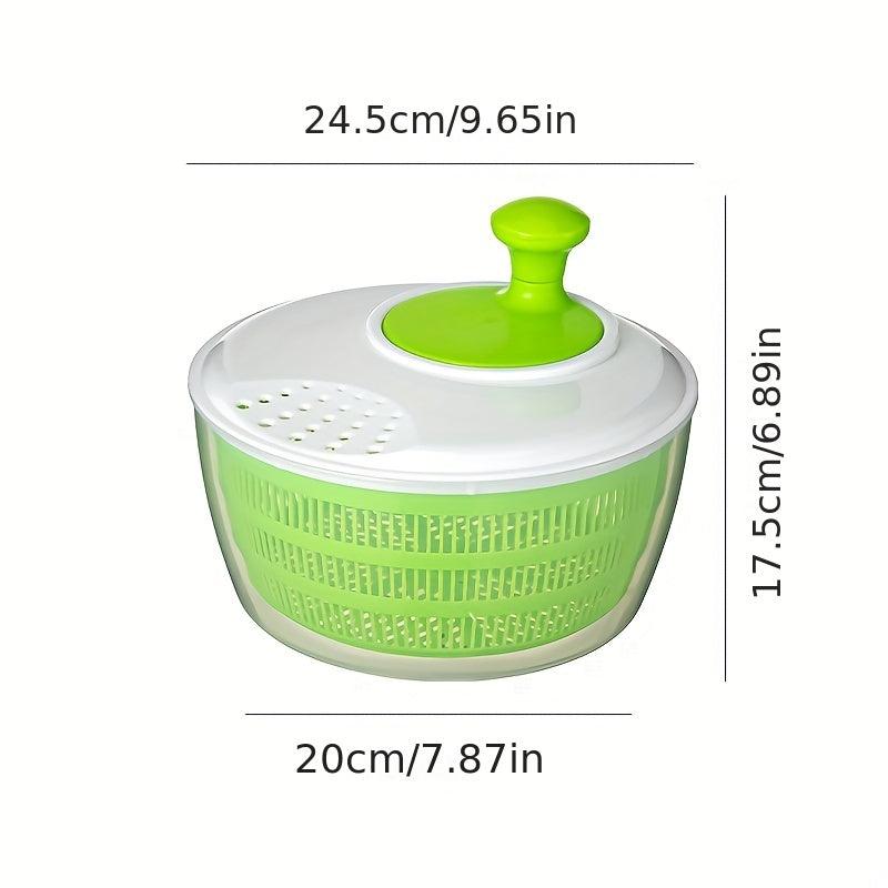 Efficient Veggie Washing and Drying Spinner for Salads and Produce