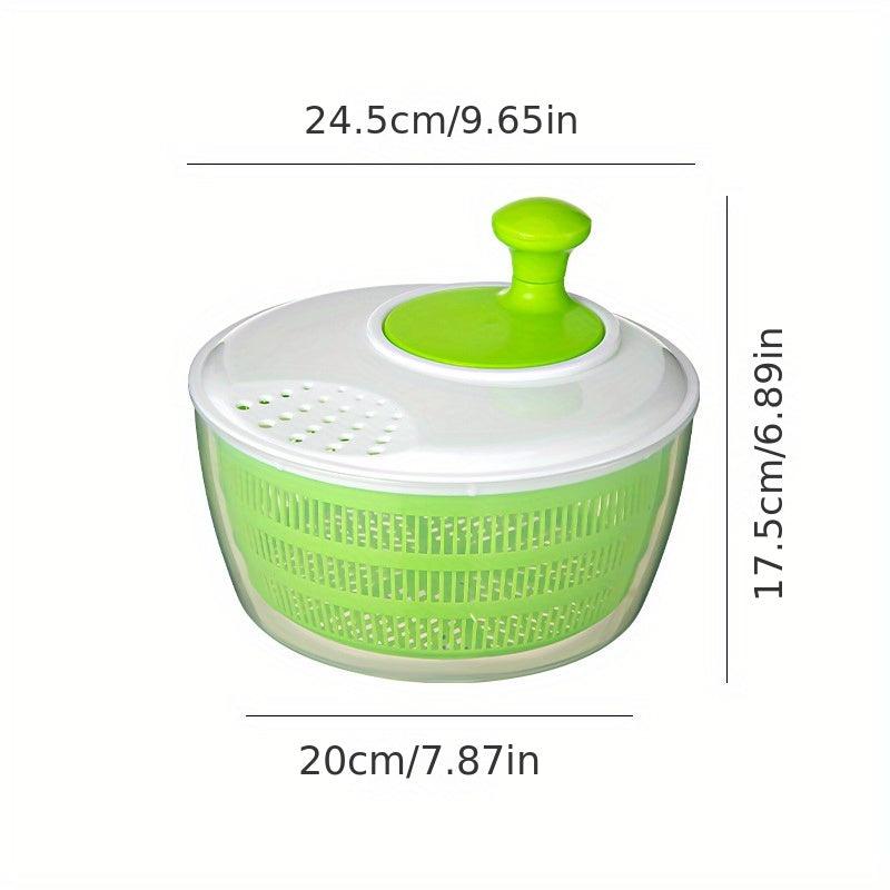 Efficient Veggie Washing and Drying Spinner for Salads and Produce