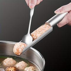 Stainless Steel Manual Meatball Maker Set with Spoon