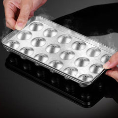 Stainless Steel Ice Cube Mold 3D Round Balls Ice Molds DIY Ice Cube Tray