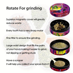 Creative Metal Spice Grinder for Kitchen Grinding