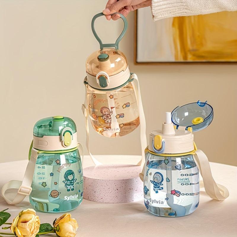 Cartoon Water Bottle for Summer Hydration