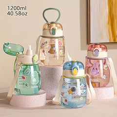 Cartoon Water Bottle for Summer Hydration