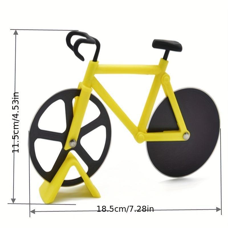 Bicycle Stainless Steel Pizza Cutter Wheel Bike Roller Slicer