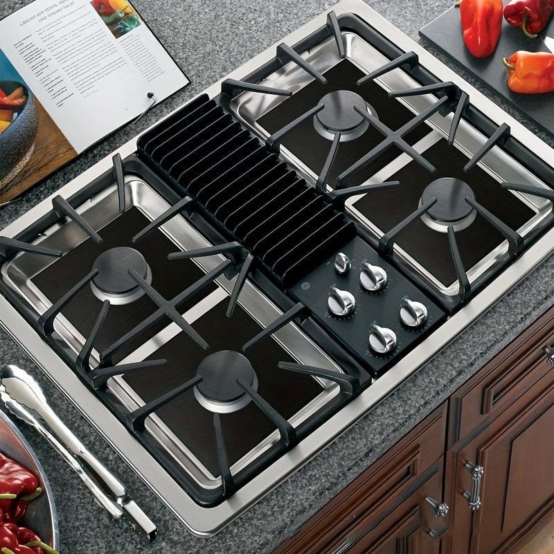 8pcs Gas Stove Mat Heated Resistant Gas Top Liner