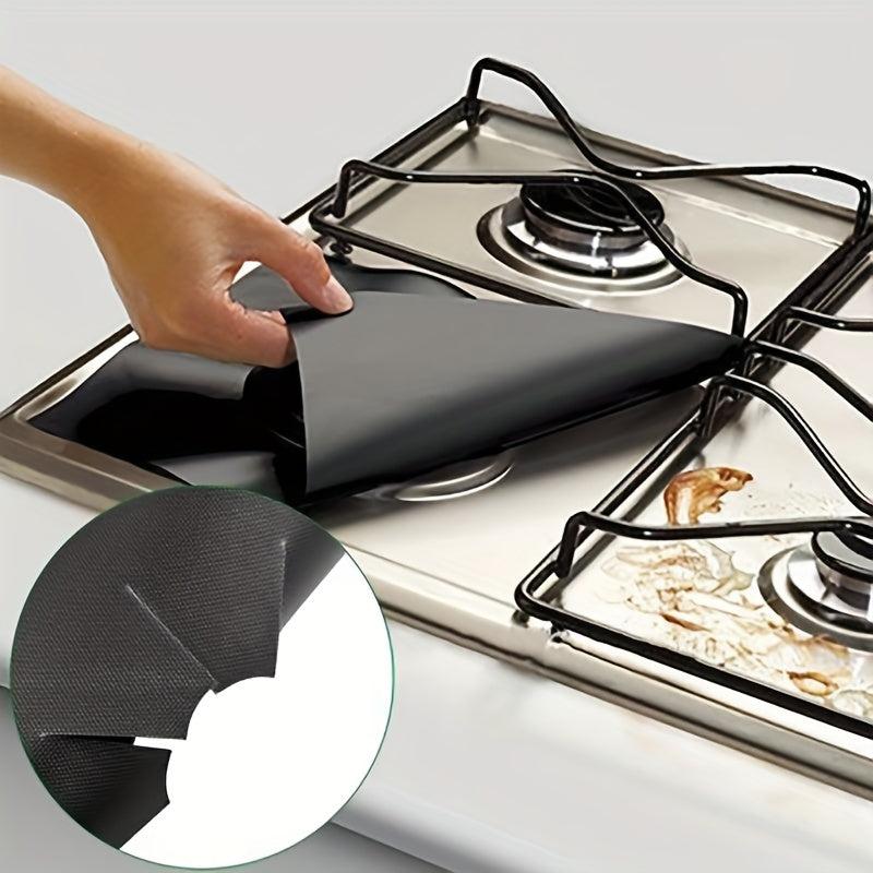 8pcs Gas Stove Mat Heated Resistant Gas Top Liner