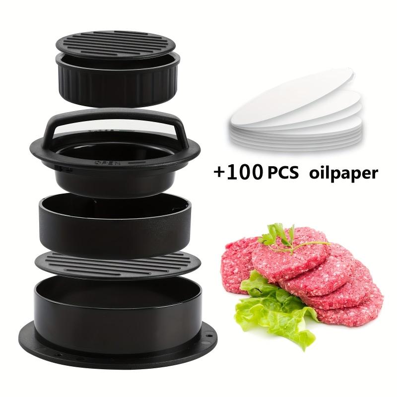 3 in 1 Burger Press Aluminum Patty Maker Non Stick BBQ Kitchen Meat Press