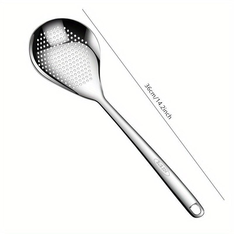 Stainless Steel Noodle Dumpling Scoop Hot Pot Perforated Strainer Filtr