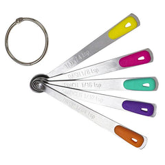 5pcs Stainless Steel Mini Measuring Spoons Set for Ingredients