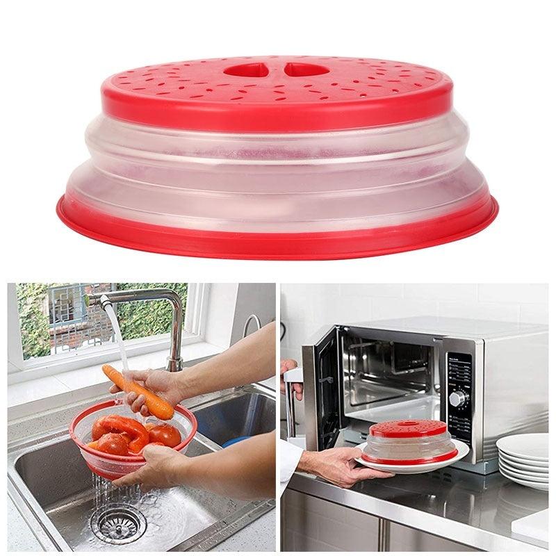 Microwave Splatter Cover Collapsible Microwave Splatter Cover For Food