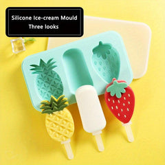 Platinum Silicone Ice Cream Mold with Lid for Homemade Popsicles