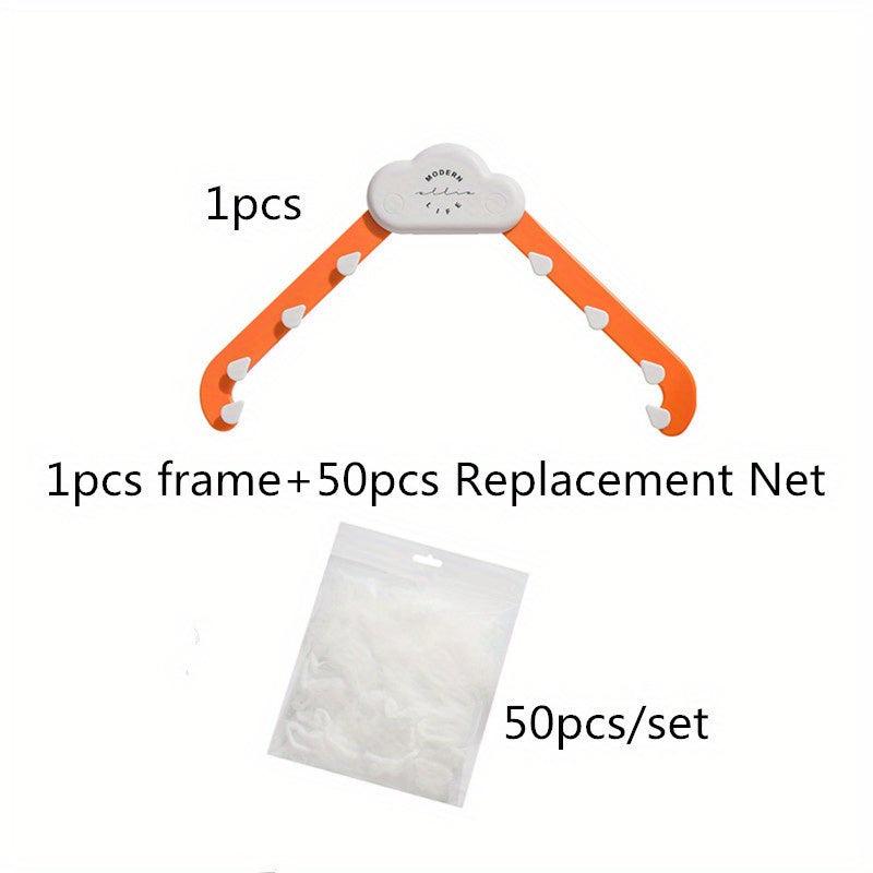 Set of 50 Triangle Tri Holder Filter with Sink Strainer Bag
