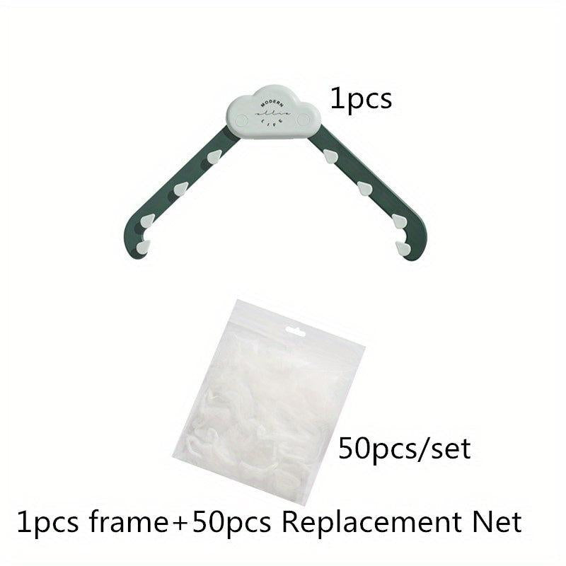 Set of 50 Triangle Tri Holder Filter with Sink Strainer Bag