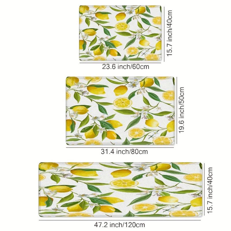 Waterproof Sunflower Kitchen Runner Rug 38x58cm Halloween Christmas Decor
