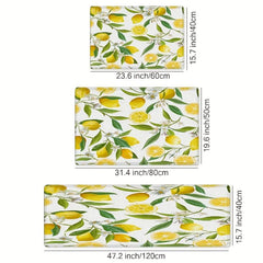 Waterproof Sunflower Kitchen Runner Rug 38x58cm Halloween Christmas Decor