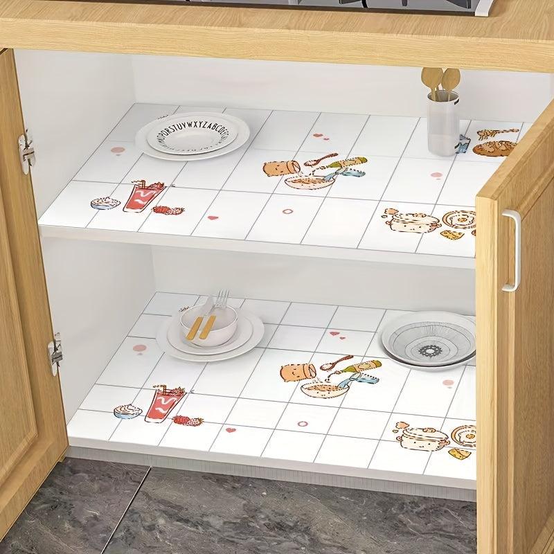 Paper Cartoon Self Adhesive Wallpaper For Kitchen Decor