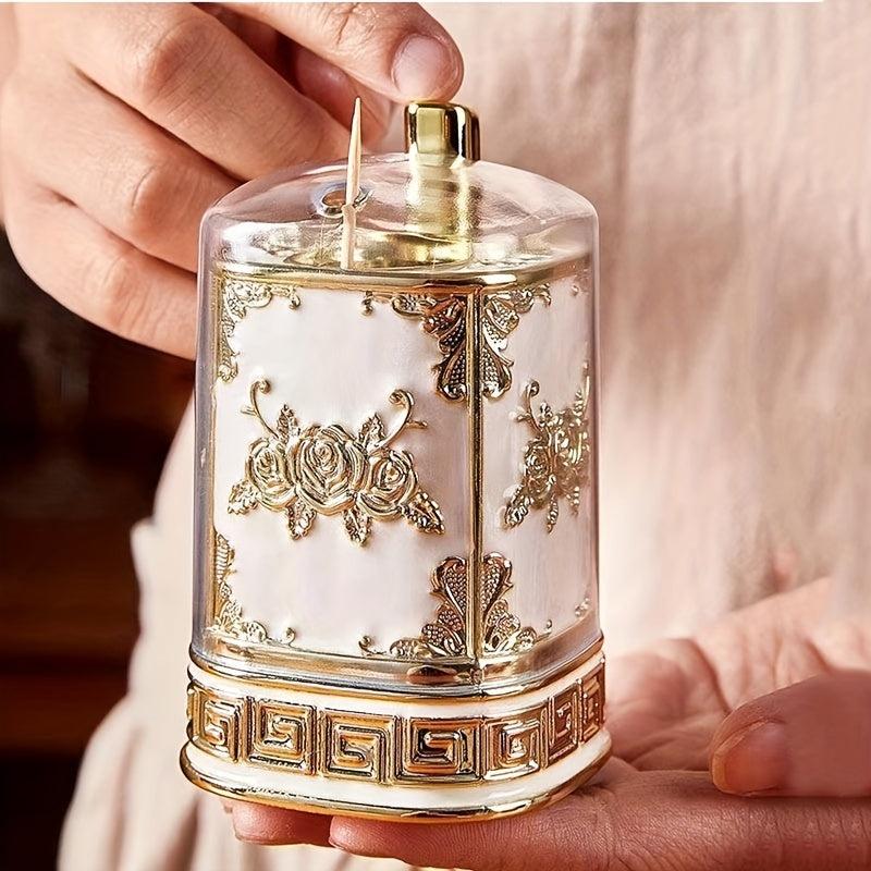 Acrylic Toothpick Holder Automatically Pops Up Container